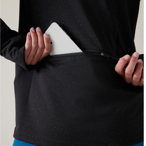 Athleta WHISTLER HALF ZIP - reflective dot - Picture 5 of 8